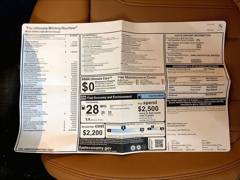 New 2026 BMW 230i xDrive 230i xDrive w/ M Sport Package image 21