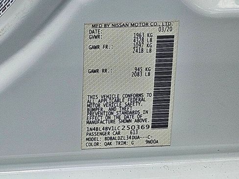 Used 2020 Nissan Altima 2.5 S FWD image 16