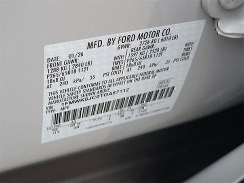 New 2026 Ford Explorer Tremor w/ Tremor Ultimate Package AWD/4WD image 16