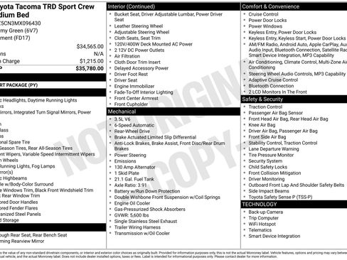 Used 2021 Toyota Tacoma TRD Sport image 36