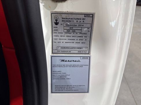 Used 2015 Maserati GranTurismo Sport image 80