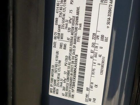 Used 2021 Ford Transit 250 148 High Roof Extended w/ Parcel Delivery Package image 21