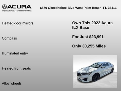 Used 2022 Acura ILX FWD image 12