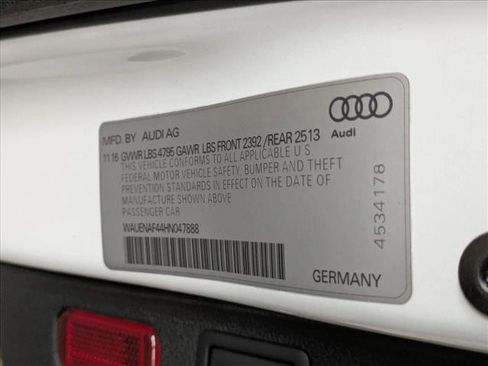 Used 2017 Audi A4 2.0T Premium Plus w/ Premium Plus Package image 16