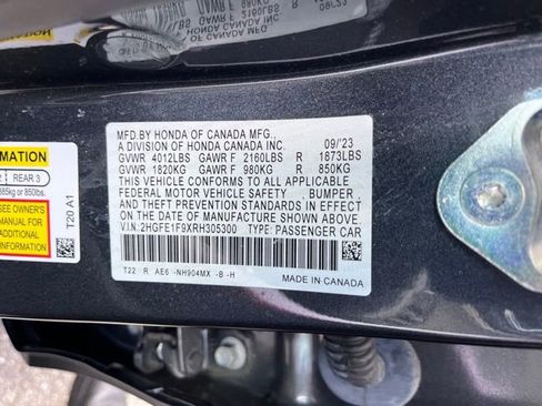 Used 2024 Honda Civic Touring image 16