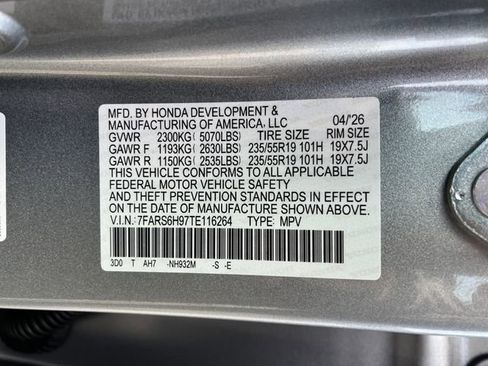 New 2026 Honda CR-V Sport Touring image 21