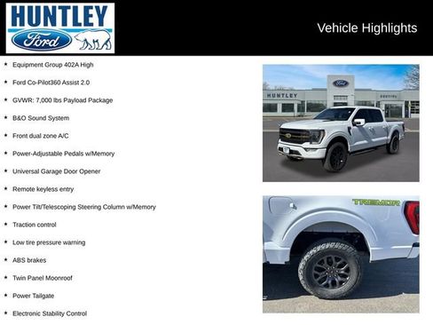 Certified 2023 Ford F150 Tremor w/ Equipment Group 402A High AWD/4WD image 2