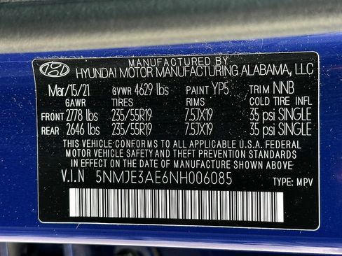 Used 2022 Hyundai Tucson Limited FWD image 33