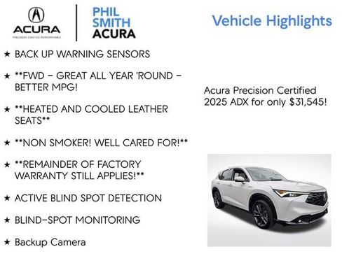 Used 2025 Acura ADX A-Spec image 5