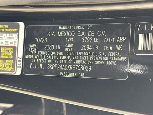 Used 2024 Kia Forte LXS FWD image 12