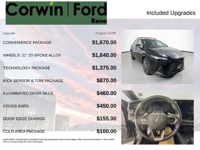Used 2024 Lexus RX 350 Premium Plus w/ Convenience Package AWD/4WD image 3
