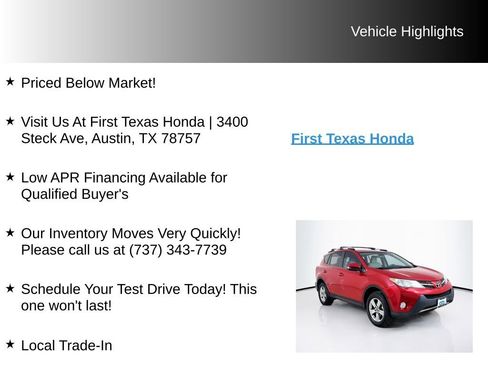 Used 2015 Toyota RAV4 XLE FWD image 9
