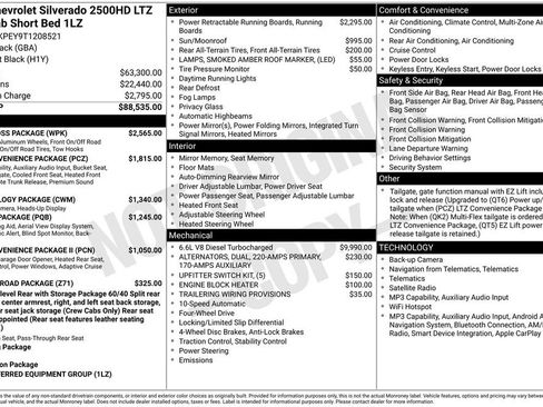 New 2026 Chevrolet Silverado 2500 LTZ w/ Trail Boss Package AWD/4WD image 46