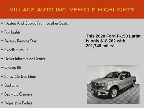Used 2020 Ford F150 Lariat w/ Equipment Group 502A Luxury AWD/4WD image 21