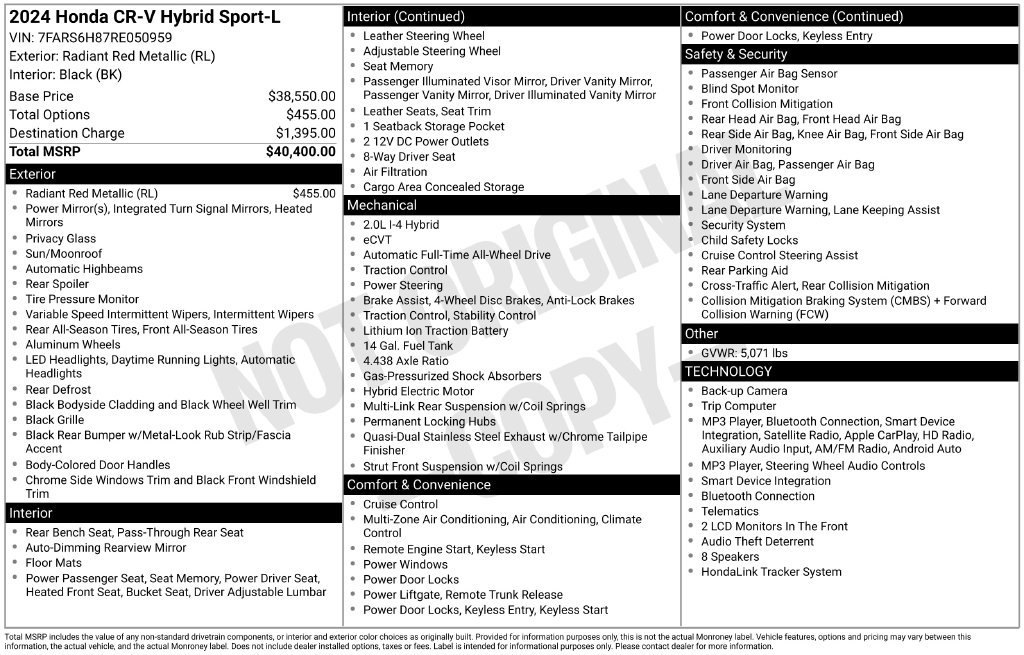 Used 2024 Honda CR-V Sport-L image 39