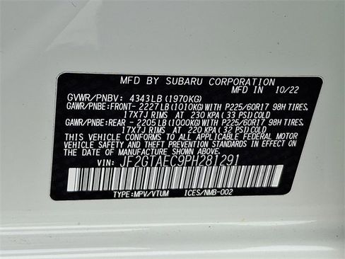 Used 2023 Subaru Crosstrek 2.0i Premium image 27