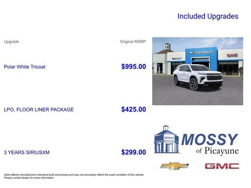 New 2026 Chevrolet Traverse High Country w/ LPO, Floor Liner Package FWD image 9