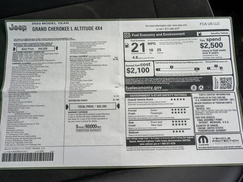 Used 2023 Jeep Grand Cherokee L Altitude image 14