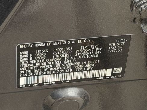 Used 2018 Honda HR-V EX image 10