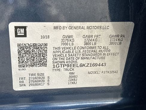 Used 2019 GMC Sierra 1500 AT4 w/ AT4 Premium Package image 44