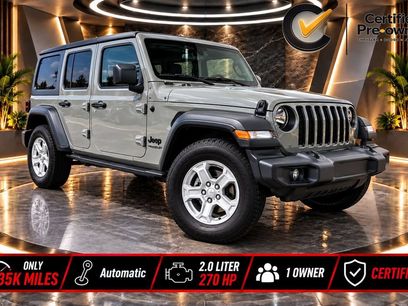 Certified 2022 Jeep Wrangler Unlimited Sport