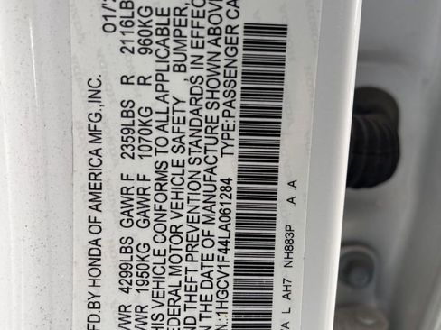 Used 2020 Honda Accord EX image 10