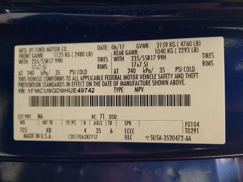 Used 2017 Ford Escape SE AWD/4WD image 33