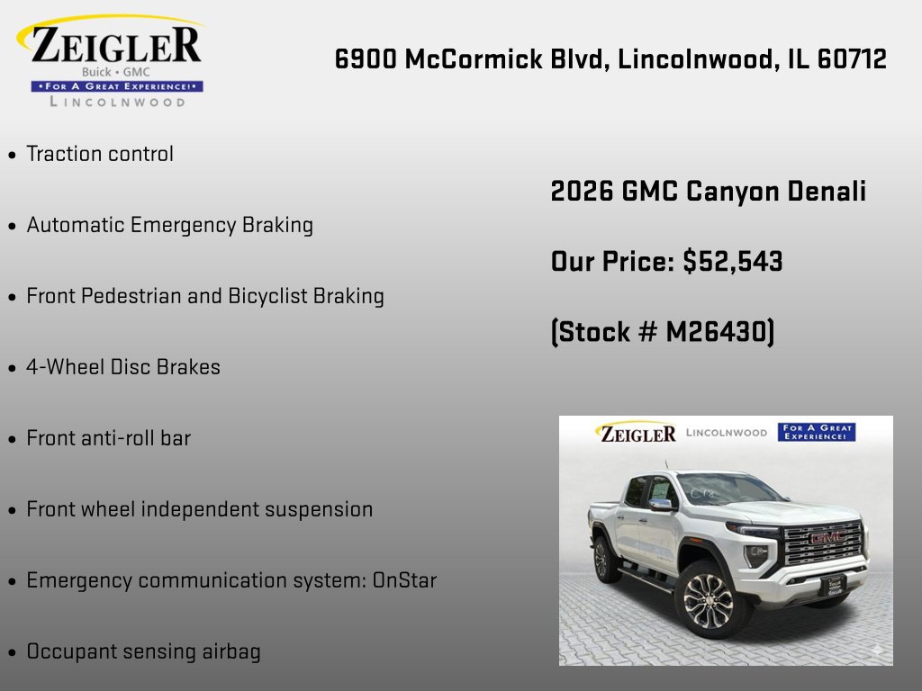New 2026 GMC Canyon Denali AWD/4WD image 24