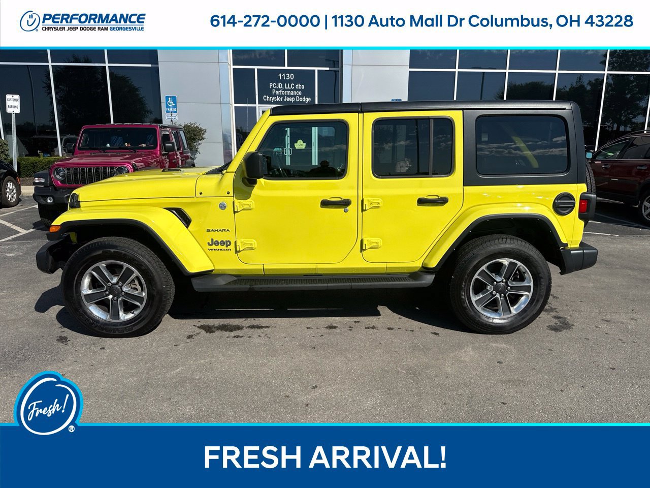 Used 2023 Jeep Wrangler Unlimited Sahara w/ Cold Weather Group AWD/4WD image 7