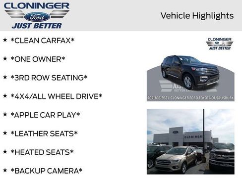 Used 2022 Ford Explorer XLT w/ Equipment Group 202A image 4