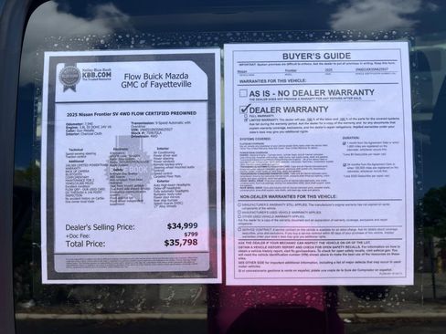 Used 2025 Nissan Frontier SV AWD/4WD image 33