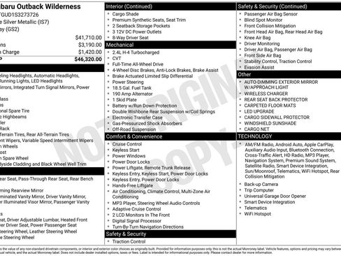 Certified 2025 Subaru Outback Wilderness image 33