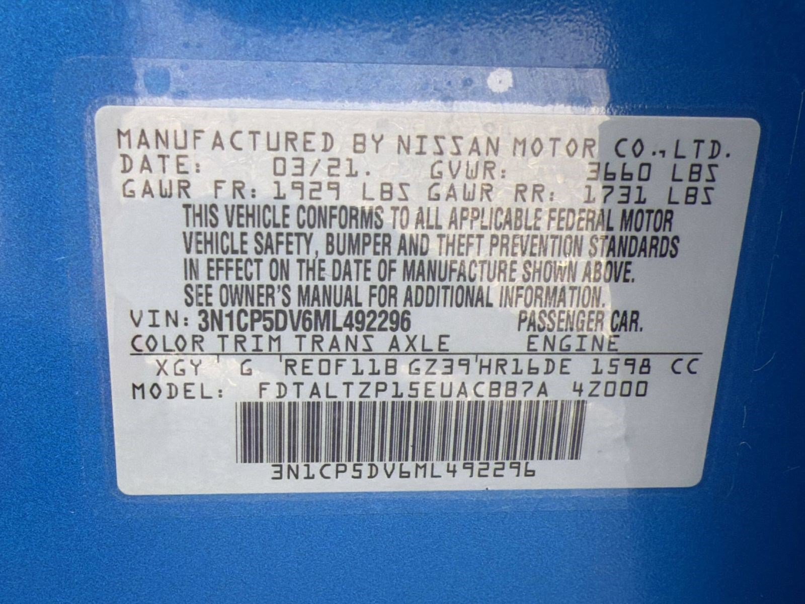 Used 2021 Nissan Kicks SR w/ SR Premium Package FWD image 23