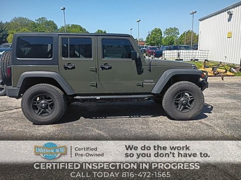 Used 2015 Jeep Wrangler Unlimited Sport w/ Quick Order Package 24S AWD/4WD image 1