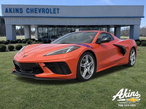 Certified 2021 Chevrolet Corvette Stingray Preferred Conv w/ Z51 Performance Package image 1