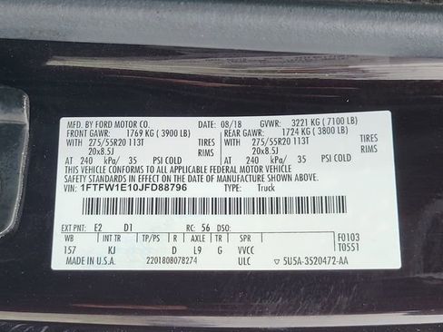 Used 2018 Ford F150 King Ranch w/ Equipment Group 601A Luxury image 18