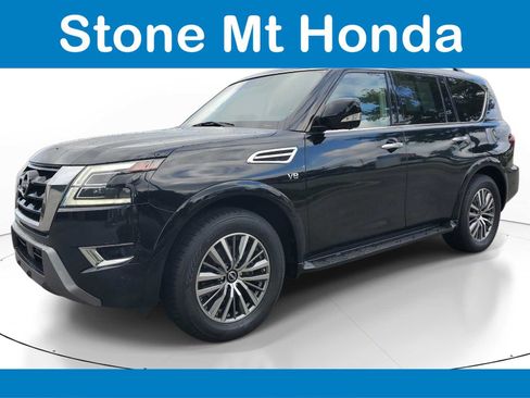 Used 2021 Nissan Armada SL w/ Captain's Chairs Package RWD image 3