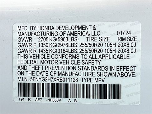 Used 2024 Honda Pilot Touring image 18