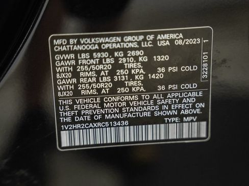 Used 2024 Volkswagen Atlas SE w/ Black Wheel Package AWD/4WD image 46