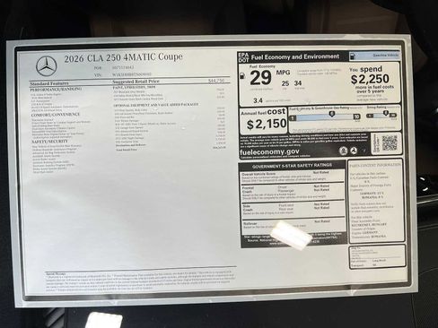 New 2026 Mercedes-Benz CLA 250 CLA 250 image 39