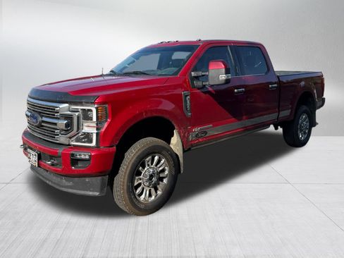 Used 2022 Ford F350 Limited w/ Snow Plow Prep Package AWD/4WD image 3
