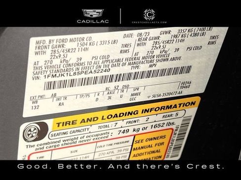 Used 2023 Ford Expedition Max Platinum RWD image 31