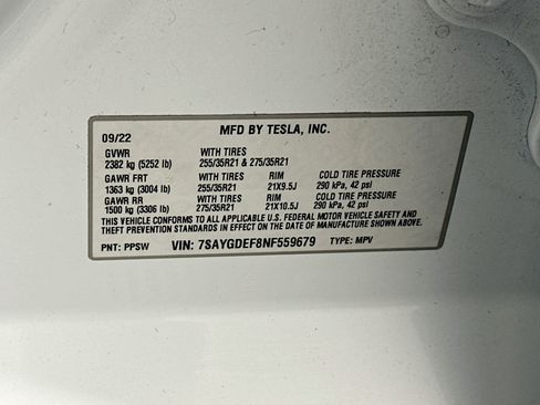 Used 2022 Tesla Model Y Performance AWD/4WD image 12