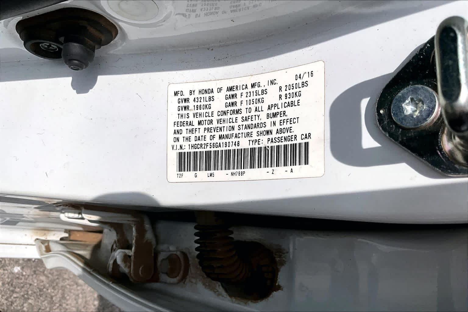 Used 2016 Honda Accord Sport image 33