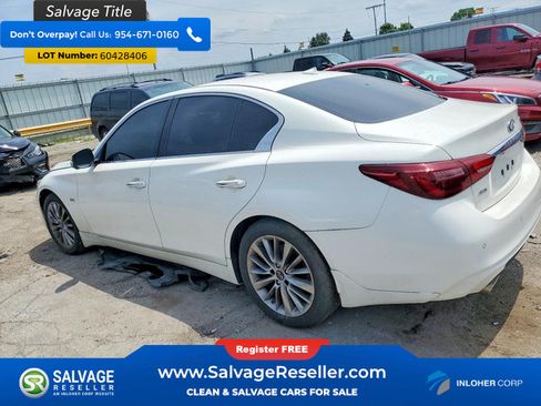 Used 2019 INFINITI Q50 Luxe w/ Essential Package (3.0T Luxe) AWD/4WD image 3