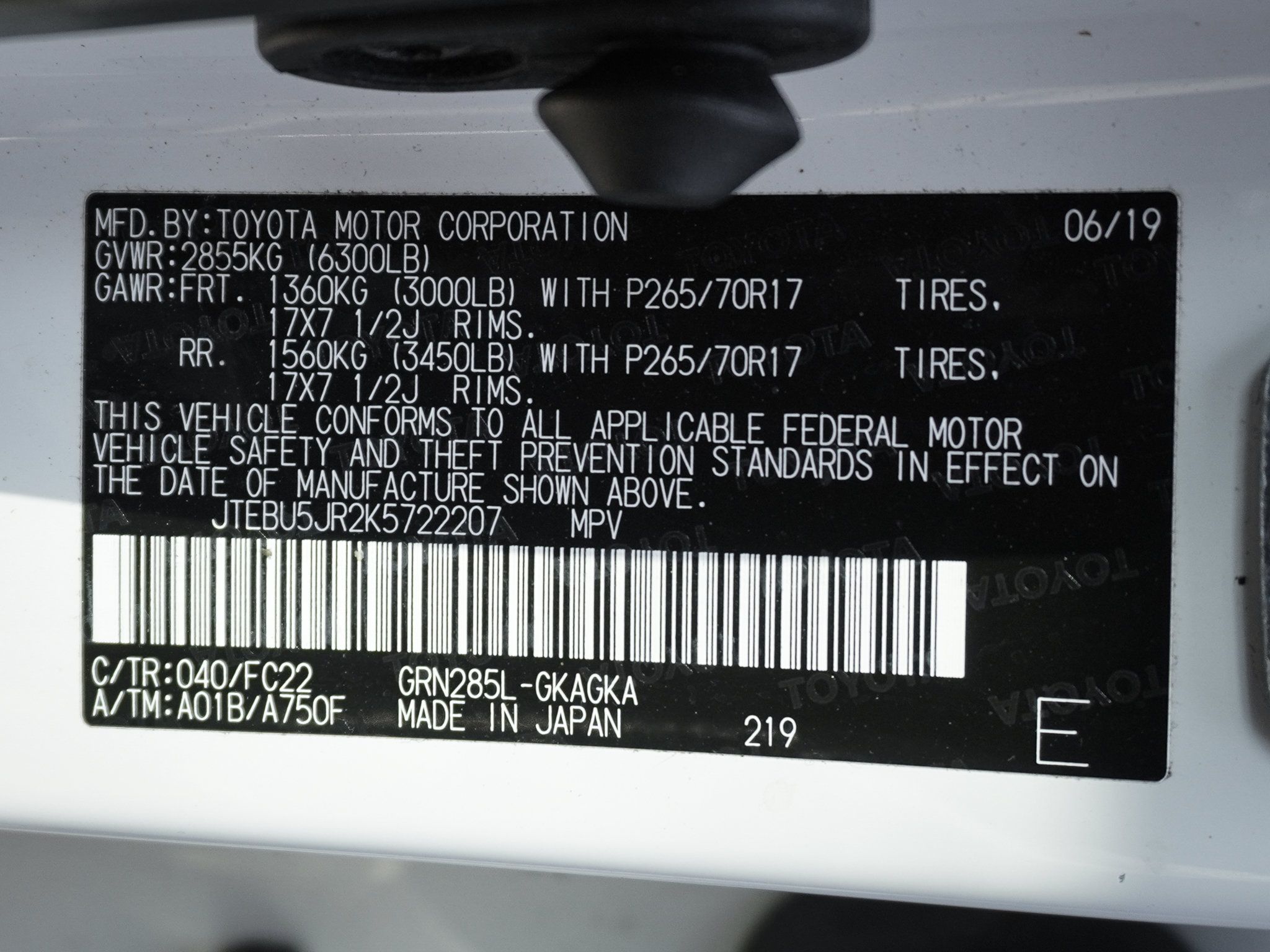 Used 2019 Toyota 4Runner TRD Off-Road AWD/4WD image 33