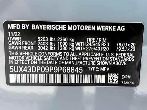 Used 2023 BMW X3 sDrive30i w/ M Sport Package image 30