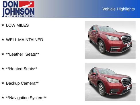 Used 2020 Subaru Ascent Limited w/ Popular Package #2A image 6