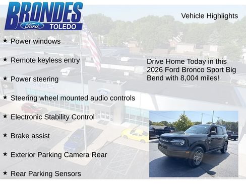Used 2026 Ford Bronco Sport Big Bend AWD/4WD image 17