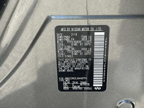 Used 2018 INFINITI QX80 4WD w/ Driver Assistance Package image 42